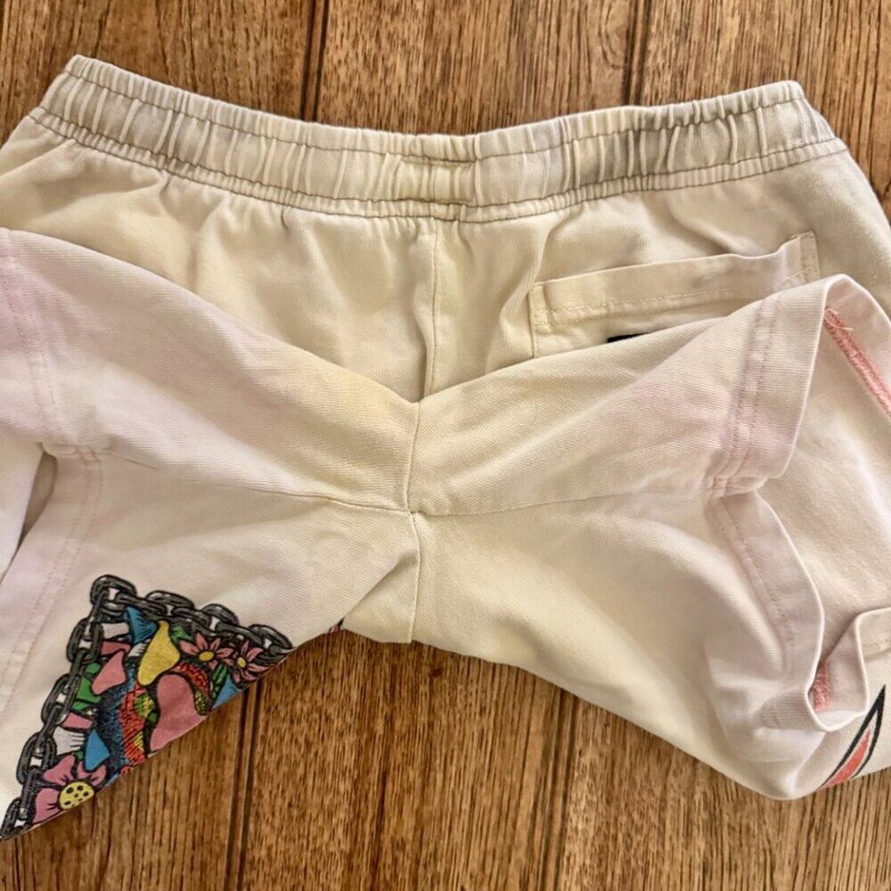 MARKET Smiley Lightning Shorts Men's Medium Streetwear Y2K Festival Skater - Picture 11 of 15